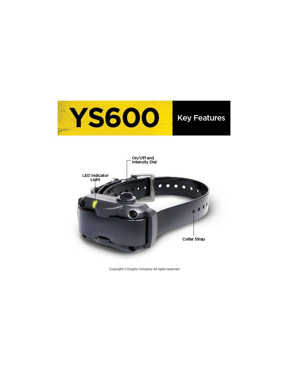 YS 600 anti aboiement Dogtra